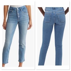 Good American Button Fly High Rise Jeans